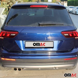 Volkswagen Tiguan Tailgate Trim - Omac - S.Steel - Gloss Dark - '16-'22